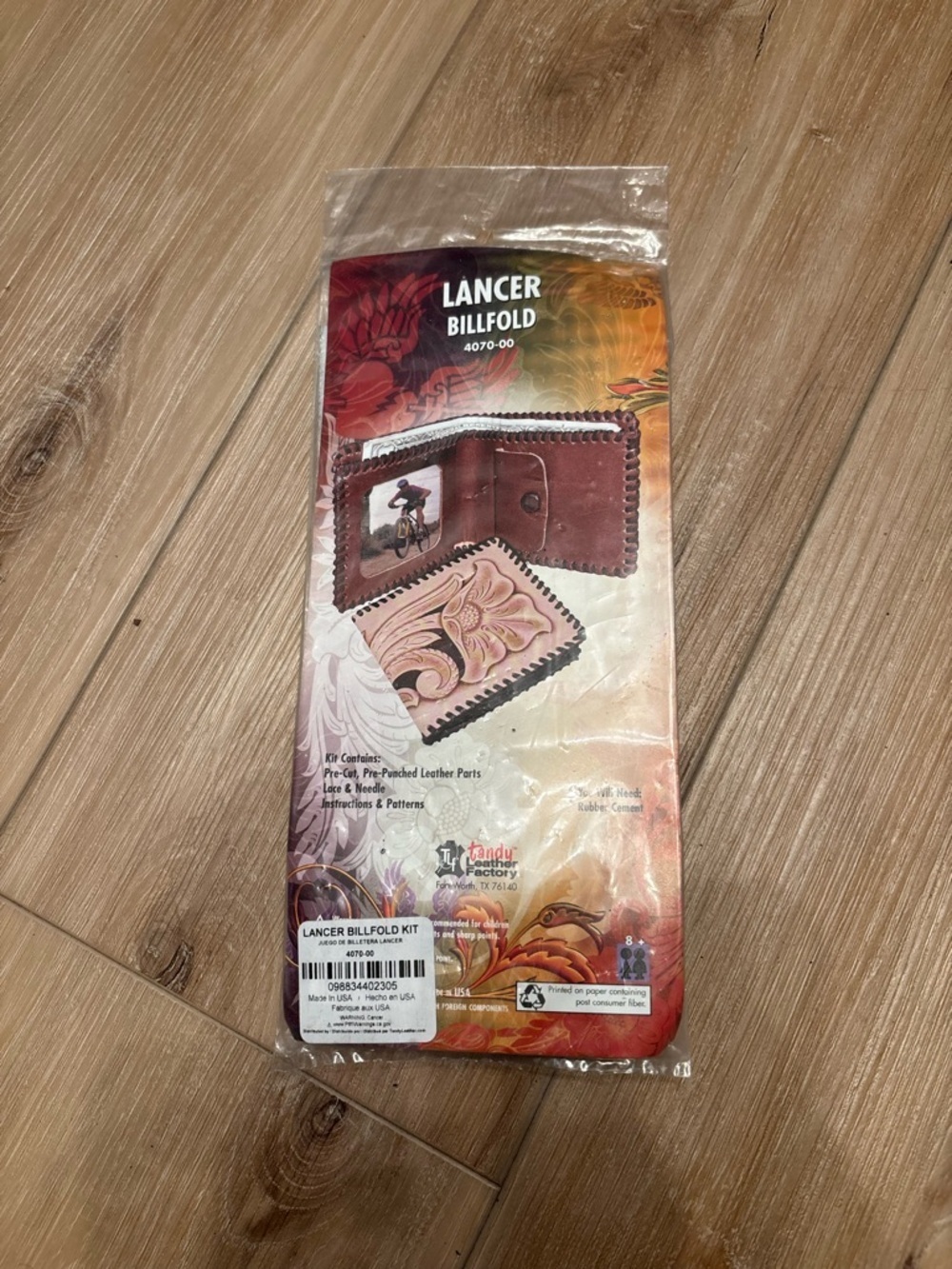Lancer Billfold Leather Wallet Kit — Brown